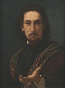Portrait of the poet Fagundes Varela (1841-1875), 1868-1869. Creator: Américo, Pedro (1843-1905).