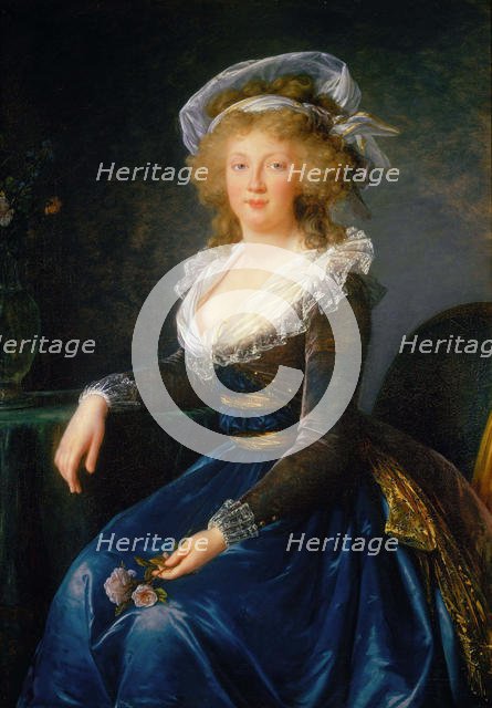 Portrait of Maria Theresa of Naples and Sicily (1772-1807), c. 1790. Creator: Vigée Le Brun, Louise Élisabeth (1755-1842).