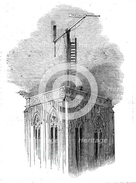 Telegraphing the Abstract of the Indian Mail from Marseilles to Paris, 1844. Creator: Unknown.