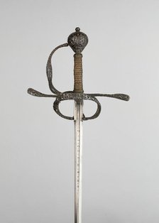 Rapier and Scabbard, Flanders, c. 1630. Creator: Unknown.