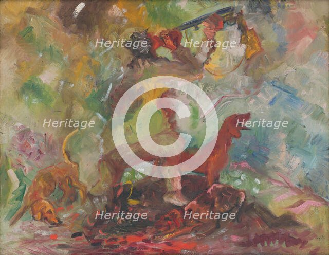 Hunter, 1940-1944. Creator: Arnold Peter Weisz-Kubincan.