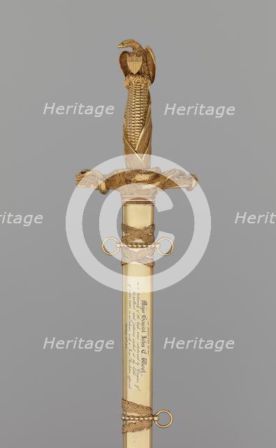 Congressional Presentation Sword and Scabbard of Major General John E. Wool, American, 1854-55. Creator: Samuel Jackson.