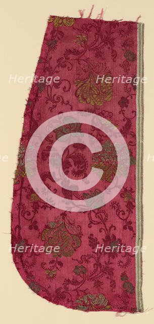 Fragment, Italy, Late 17th century. Creator: Unknown.