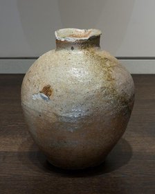 Shigaraki-Ware Jar, 15th century. Creator: Unknown.