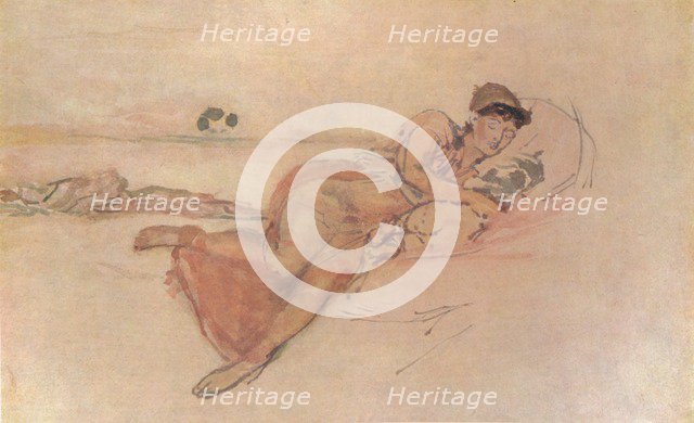'Pink and Rose, The Mother's Sleep', c1895, (1904). Artist: James Abbott McNeill Whistler.