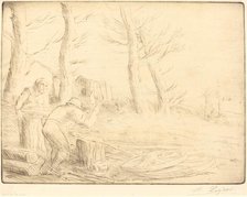 Wheelwright (Un charron). Creator: Alphonse Legros.