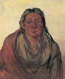 Wah-pe-séh-see, Mother of the Chief, 1830. Creator: George Catlin.