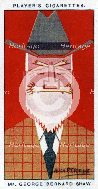 George Bernard Shaw, Irish playwright, 1926.Artist: Alick P F Ritchie