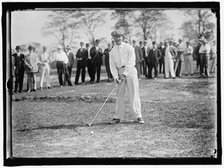 Sherman Playing Golf, between 1909 and 1914. Creator: Harris & Ewing.