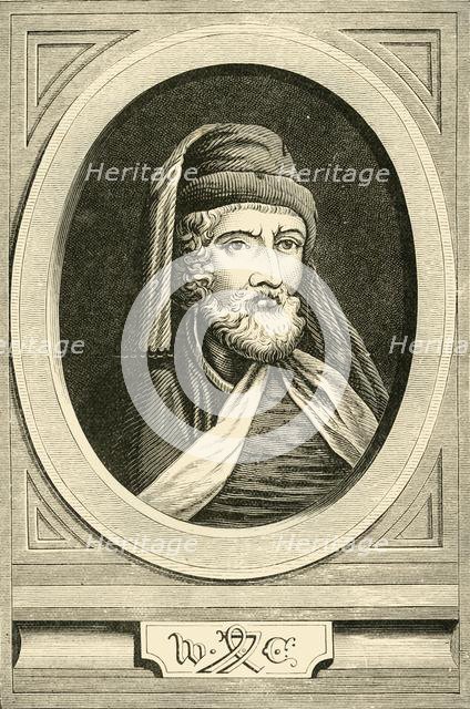 'William Caxton',  (c1422-c1491), 1890.   Creator: Unknown.