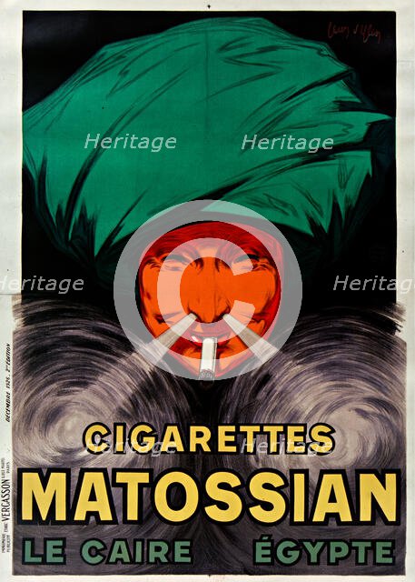 Cigarettes Matossian , 1926. Creator: Cappiello, Leonetto (1875-1942).