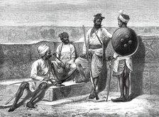 Rajpoots in their ordinary attire, 1876. Creator: Unknown.