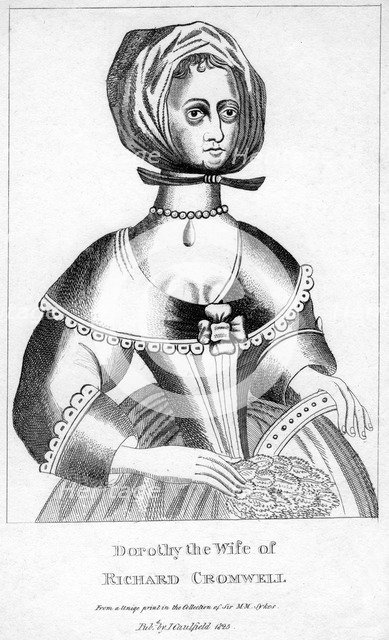 Dorothy, wife of Richard Cromwell, 17th century, (1825). Artist: Unknown