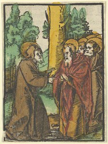 Christ Teaching the Disciples, 1, from Das Plenarium, 1517. Creator: Hans Schäufelein the Elder.