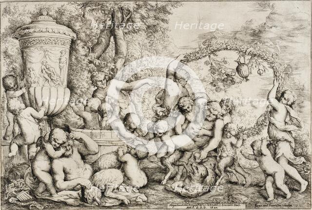 Bacchanal, 1640. Creators: Giovanni Andrea Podestà, Francesco Salamanca.