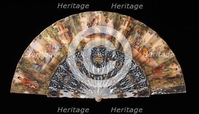 Fan, 1855-65. Creator: Unknown.
