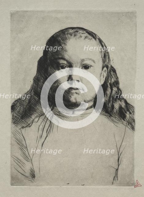 Little Marie. Creator: Alphonse Legros (French, 1837-1911).