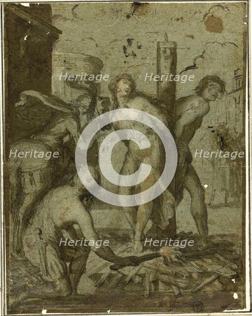 Linda and Sophronia Freed by Clorinda, n.d. Creator: Elisabetta Sirani.