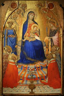 Piccola Maestà, ca 1340. Creator: Lorenzetti, Ambrogio (ca 1290-ca 1348).