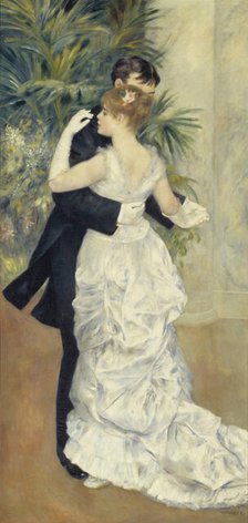 Dance in the city (Danse à la ville), 1883. Creator: Renoir, Pierre Auguste (1841-1919).