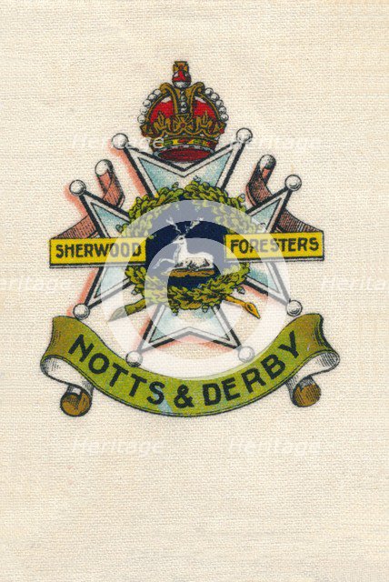 '45th & 95th Foot. The Sherwood Foresters (Nottinghamshire & Derbyshire Regt.)', c1910. Artist: Unknown.