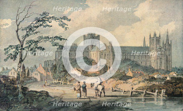 'Peterborough Cathedral from the North', 1909. Artist: JMW Turner.