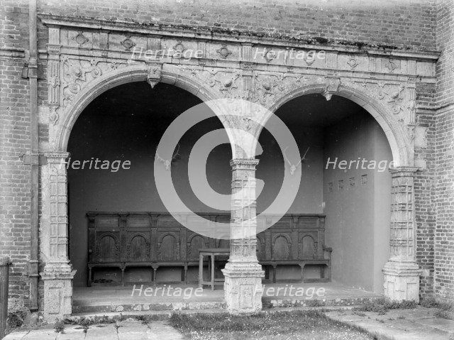 South loggia at Bramshill House, Hampshire, 1928.  Artist: Nathaniel Lloyd