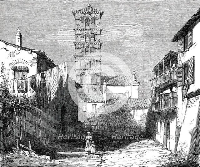 The Church of Santa Pudentiana at Rome - from an original sketch, 1850.  Creator: Unknown.