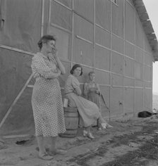 Mrs. Cleaver is raising five sons on new farm, Malheur County, Oregon, 1939. Creator: Dorothea Lange.