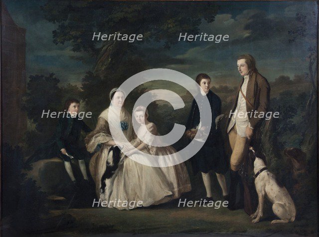 'The Tudor Family', 1761-1791. Artist: Pierre Etienne Falconet.