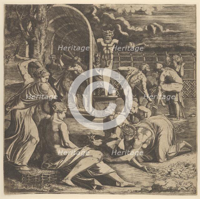 The Garden of Pomona, 1540-56. Creator: Leon Davent.