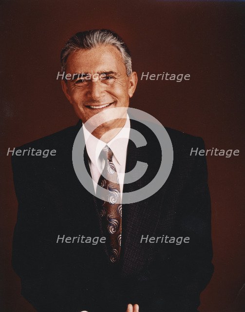 Vidal Sassoon (1929), British hair stylist, 1993. Artist: Unknown