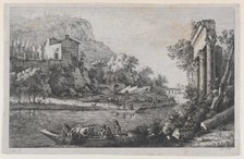 River Crossing, 1796. Creator: Jean-Jacques de Boissieu.