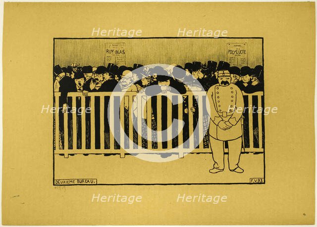 Box Office, 1893, published 1894. Creator: Félix Vallotton.