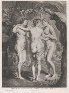 The Three Graces, ca. 1630-45. Creator: Pieter de Jode II.