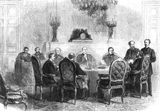 Sitting of the Conference at Paris on the Turkish and Greek Question, 1869. Creator: Unknown.