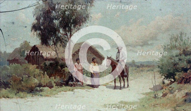 Copy of a painting, 1913. Creator: Robert Walrond.