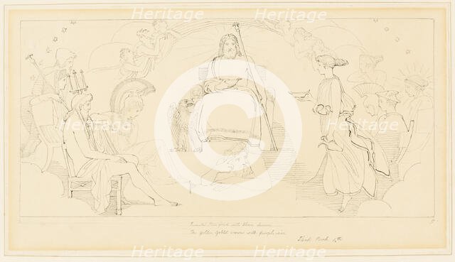 The Council of the Gods, n.d. Creator: John Flaxman.