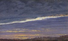Nightly cloudy sky (Evening), 1824. Creator: Friedrich, Caspar David (1774-1840).
