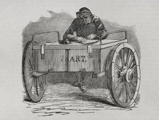 Communard - Gunner writing a report, Paris Commune, France, 1871. Creator: Unknown.