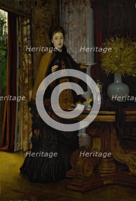 Le Goúter (Afternoon Tea), 1869. Creator: Tissot, James Jacques Joseph (1836-1902).