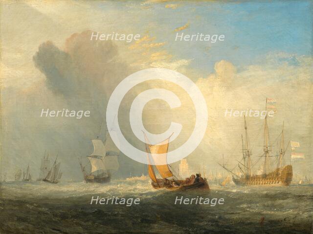 Rotterdam Ferry-Boat, 1833. Creator: JMW Turner.