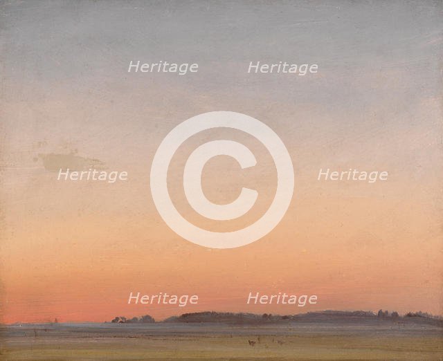 Landscape, ca. 1835-45. Creator: Circle of Carl Rottmann (German, 1797-1850).
