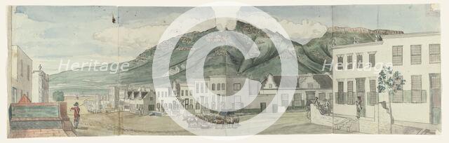 Strand Street in Cape Town, 1786. Creator: Jan Brandes.