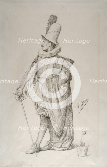 Dutch Cavalier, after 1882. Creator: Jean-Leon Gerome.