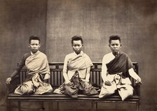 Femmes du Prince Phra-Kéo-Pha, 1866. Creator: Emile Gsell.