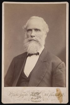 Portrait of Garland Carr Broadhead (1827-1912), Before 1884. Creator: William Curtis Taylor.