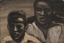 Two Boys, ca.1935 - 1943. Creator: Elizabeth Olds.
