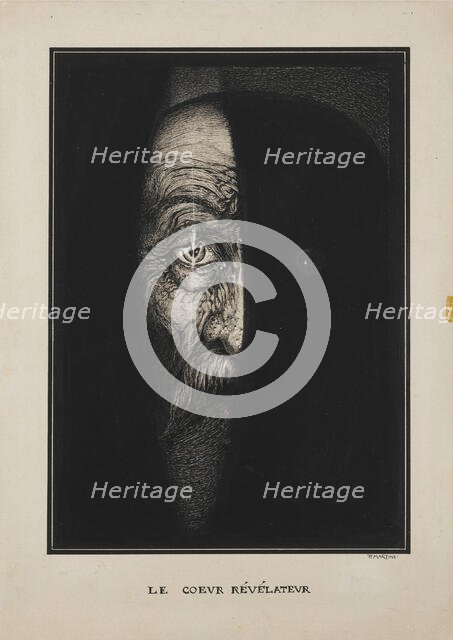 The revealing heart (Le coeur révélateur), 1908. Creator: Martini, Alberto (1876-1954).