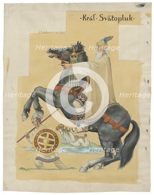 King Svatopluk I, 1945.